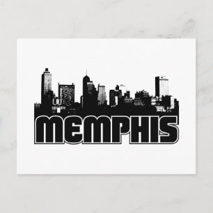 Memphis Skyline Briefkaart