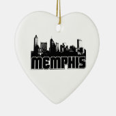 Memphis Skyline Keramisch Ornament (Rechts)