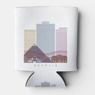 Memphis skyline poster blikjeskoeler