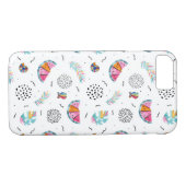 Memphis Style Tropical Summer Pattern Case-Mate iPhone Case (Achterkant (Horizontaal))