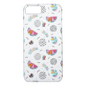 Memphis Style Tropical Summer Pattern Case-Mate iPhone Case (Achterkant)
