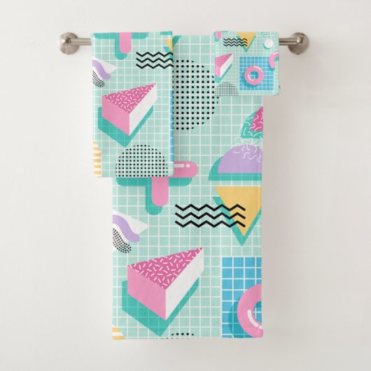 Memphis Sweet Candies Bad Handdoek (Insitu)