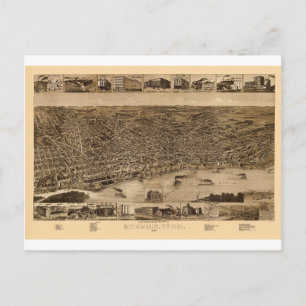 Memphis Tennessee 1887 Briefkaart
