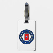 Memphis Tennessee Bagagelabel (Achterkant verticaal)