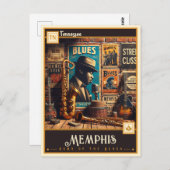 Memphis, Tennessee |  Briefkaart (Voorkant / Achterkant)