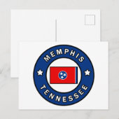 Memphis Tennessee Briefkaart (Voorkant / Achterkant)