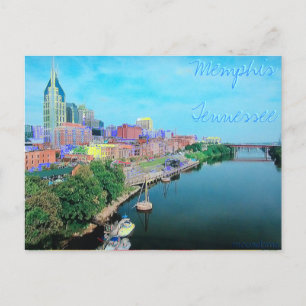 Memphis Tennessee Colored Post Card Briefkaart