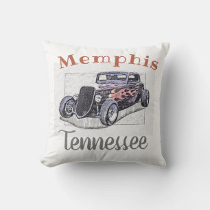 "Memphis Tennessee" Hotrod Kussen