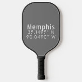 Memphis Tennessee Latitude Pickleball Paddle (Voorkant)