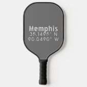 Memphis Tennessee Latitude Pickleball Paddle (Achterkant)