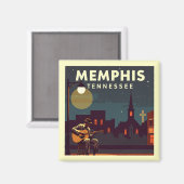  Memphis Tennessee Magneet (Voorkant / Achterkant)