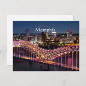 Memphis, Tennessee Personalized Feestdagenkaart (Voorkant / Achterkant)