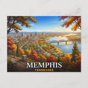 Memphis Tennessee Reizen Briefkaart