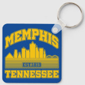 Memphis, Tennessee Sleutelhanger (Achterkant)