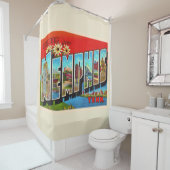 Memphis Tennessee TN  groot Briefkaart Douchegordijn (In situ)