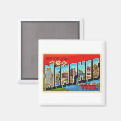 Memphis Tennessee TN  groot Briefkaart Magneet (Voorkant / Achterkant)