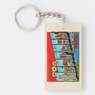 Memphis Tennessee TN  groot Briefkaart Sleutelhanger