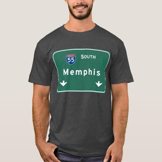 Memphis Tennessee tn Interstate Highway Freeway : T-shirt (Voorkant)