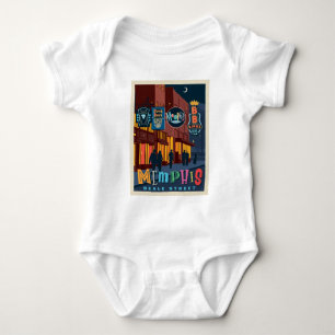 Memphis, TN Beale Street Neon Romper
