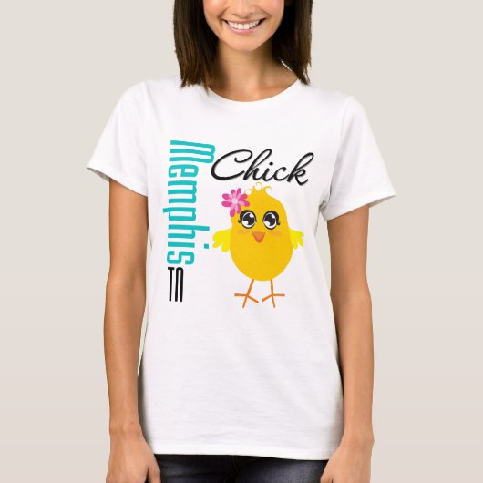 Memphis TN Chick T-shirt (Voorkant)