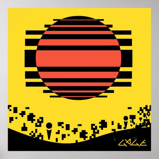 Memphis Tossed Bits Poster (Voorkant)