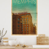  Memphis Travel Poster (Keuken)