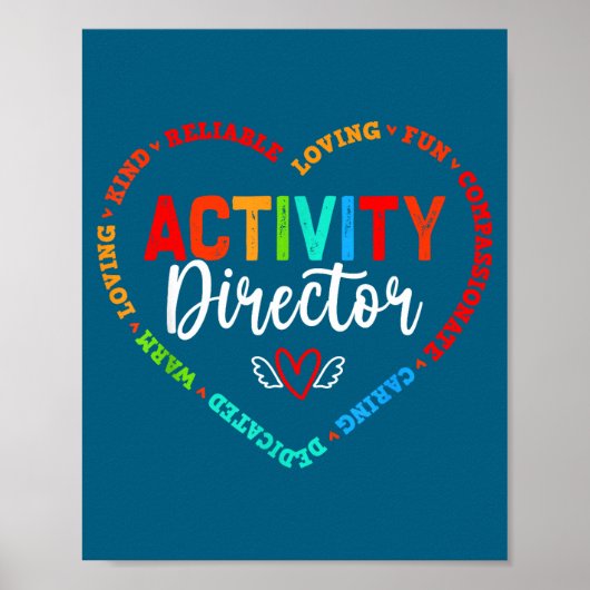 Men Activity Director Squad Professionals Week Poster (Voorkant)