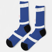 Men crew socks with flag of Toronto, Canada Sokken (Links)