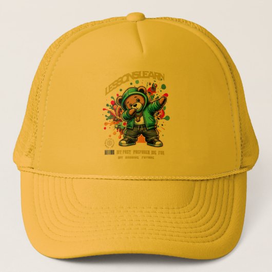 MEN DABBING FUTURE LESSONS LEARN HATS TRUCKER PET (Voorkant)