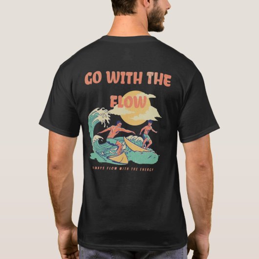 Men Energy Flow Lessons Learn T-Shirt (Dos)