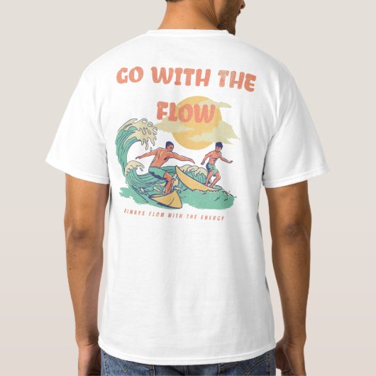 Men Energy Flow Lessons Learn T-Shirt (Dos)