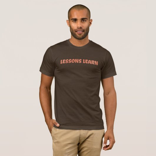 Men Energy Flow Lessons Learn T-Shirt (Devant entier)