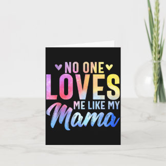 Men loves als mama - moederdag zoon en dochter kaart