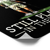 Men Play Golf Eighties 80 Funny Golfer Golfing  Poster (Hoek)