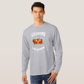 Men Resilient Gorilla Lessons Learn Long Sleeve  T-shirt (Voorkant volledig)