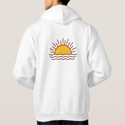 Men’s 2025 Hoodie with Rising Sun Print (Achterkant)