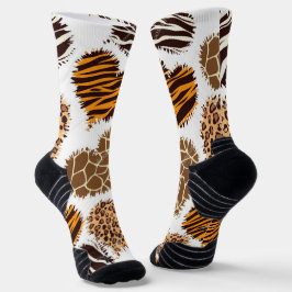 Men’s African Print Athletic Crew Socks Sokken