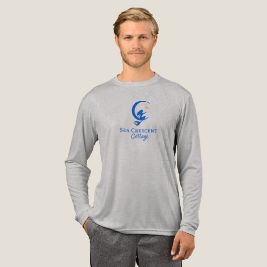 Men’s logo long sleeve Tri-Blend shirt (Voorkant)