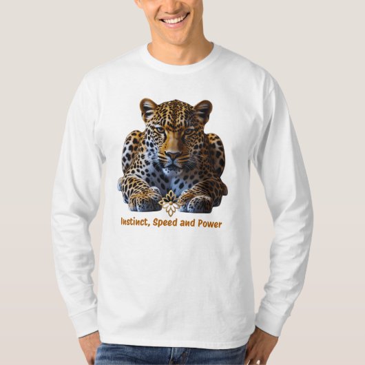 Men’s T-Shirt with Leopard Logo (Devant)