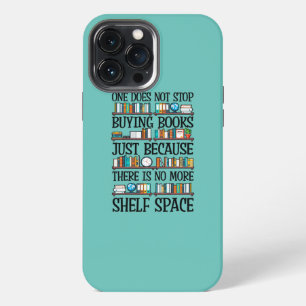 Men Stopt Niet Met Boeken Kopen Funny Bool Liefheb iPhone 13 Pro Max Hoesje