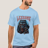 Men Wise Gorilla Lessons Learn T-Shirt (Devant)