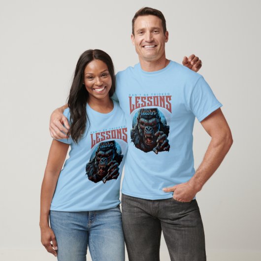 Men Wise Gorilla Lessons Learn T-Shirt (Unisexe)