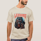 Men Wise Gorilla Lessons Learn T-Shirt (Devant)