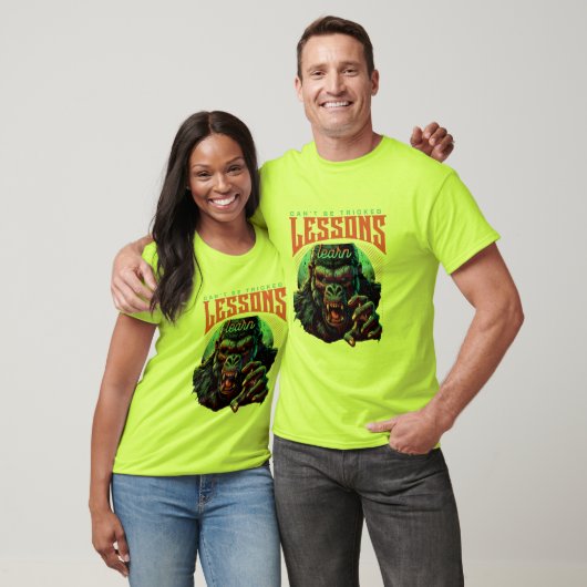 Men Wise Gorilla Lessons Learn T-Shirt (Unisexe)