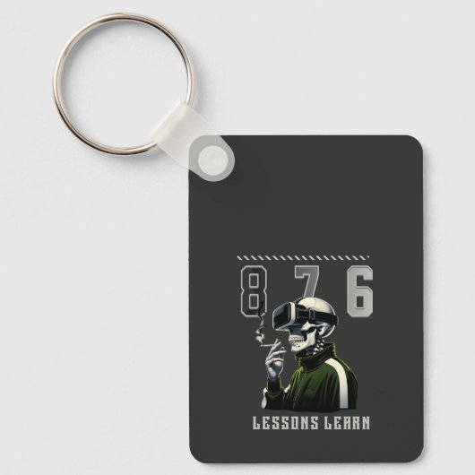 Men/Women 876 LESSONS LEARN Keychain (Voorkant)