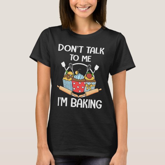 Men Women Woman Baking Baker Hobby Food Cakes Cupc T-shirt (Voorkant)