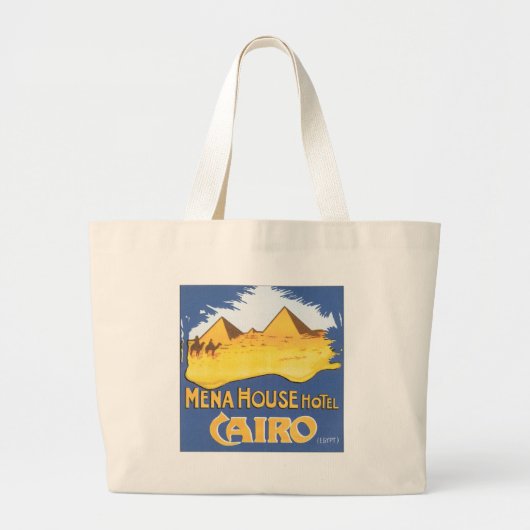 Mena House Hotel Grote Tote Bag (Voorkant)