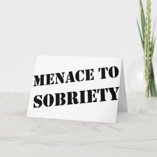 Menace naar obriety kaart