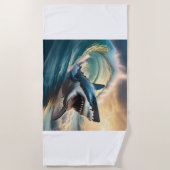 Menacer la serviette de plage de requin (Devant)