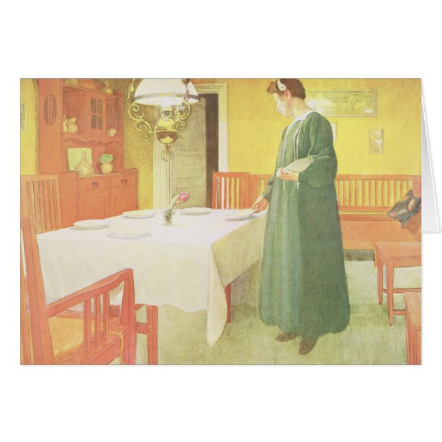 Ménage d'école, scène de salle à manger, pub. dans (Devant horizontal)